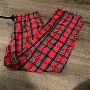 Victoria’s Secret plaid pajama bottoms